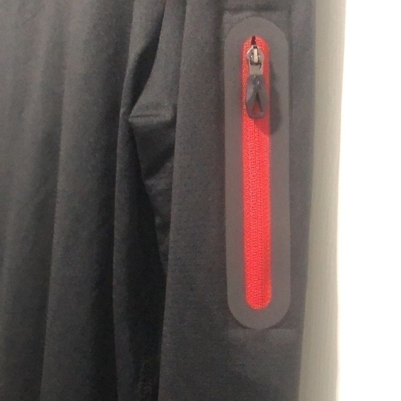 men's SPYDER 1/4 Zip Active Pullover Black Size Medium - Picture 4 of 6